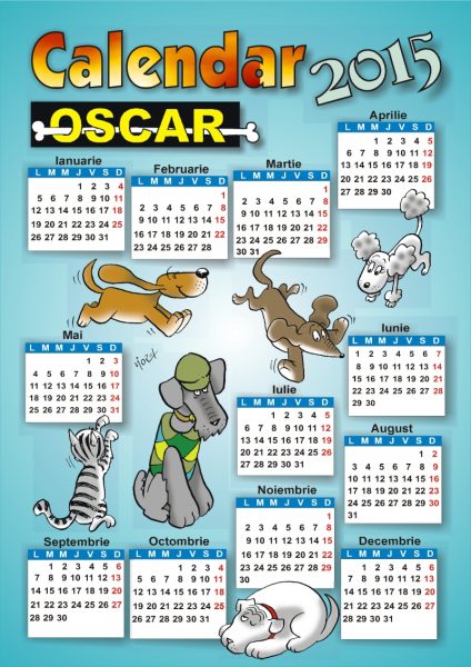 Calendarul Oscar 2015