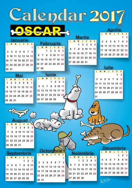 Calendarul Oscar 2017
